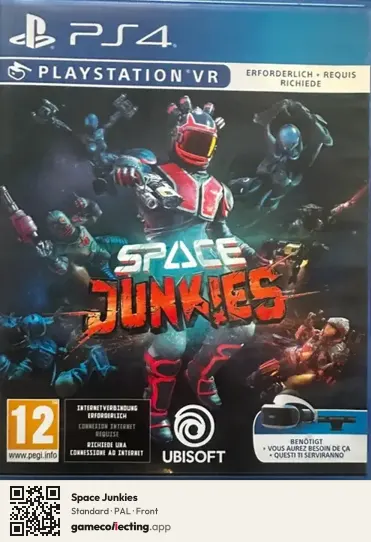 Space Junkies PlayStation 4, PAL box front