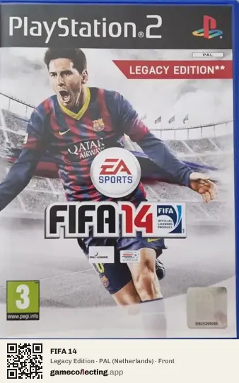 FIFA 14 PlayStation 2, Netherlands box front