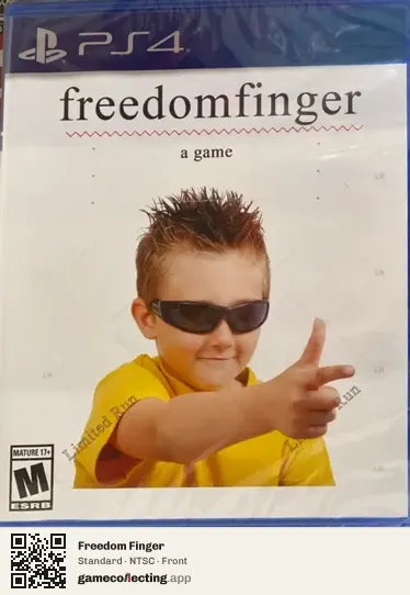 Freedom Finger PlayStation 4, NTSC box front