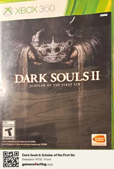 Dark Souls II: Scholar of the First Sin Xbox 360, NTSC box front