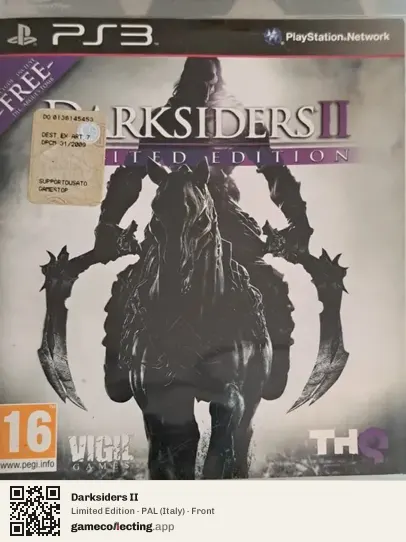 Darksiders II PlayStation 3, Italy box front