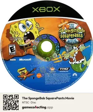 The SpongeBob SquarePants Movie Xbox, NTSC disc
