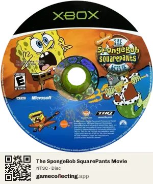 The SpongeBob SquarePants Movie Xbox, NTSC disc