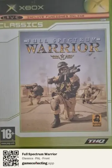 Full Spectrum Warrior Xbox, PAL box front