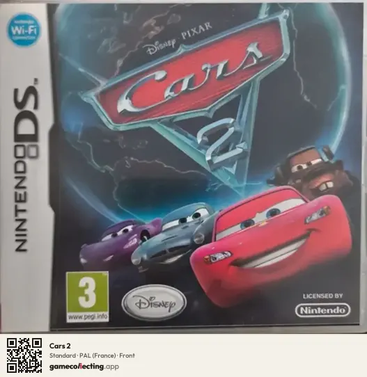 Cars 2 Nintendo DS, France box front