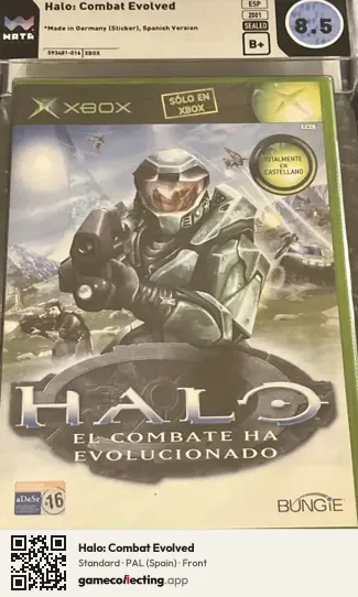 Halo: Combat Evolved Xbox, Spain box front