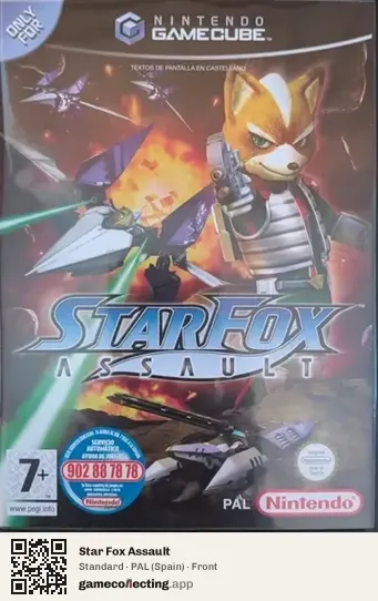 Star Fox Assault Nintendo GameCube, Spain box front