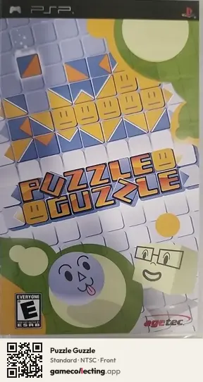 Puzzle Guzzle PlayStation Portable, NTSC box front