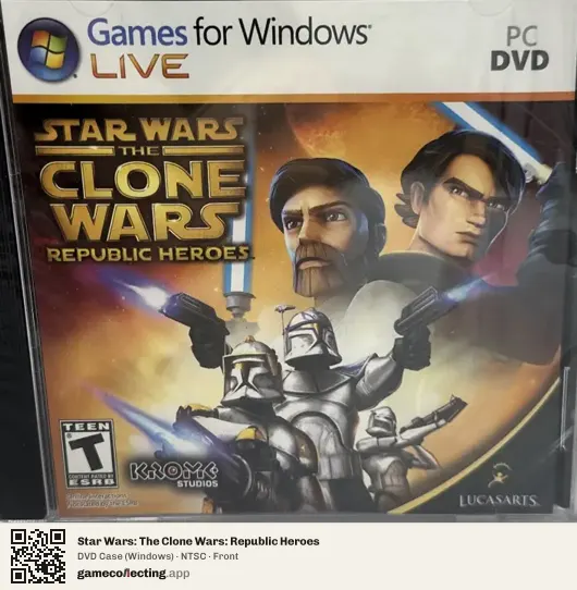 Star Wars: The Clone Wars: Republic Heroes Computer, NTSC box front