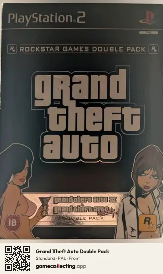 Grand Theft Auto Double Pack PlayStation 2, PAL box front