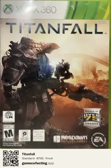 Titanfall Xbox 360, NTSC box front