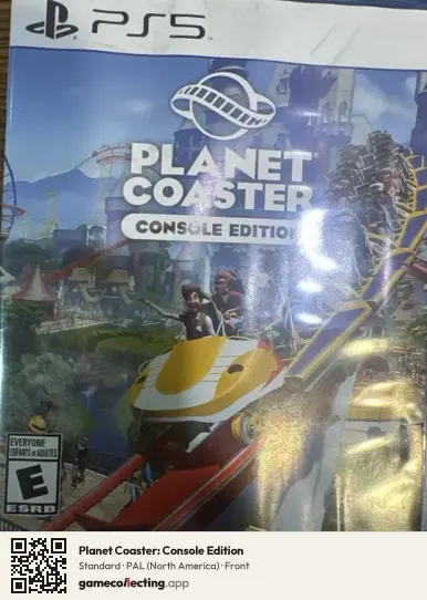 Planet Coaster: Console Edition PlayStation 5, North America box front