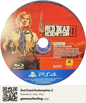 Red Dead Redemption 2 PlayStation 4, Asia disc