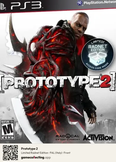 Prototype 2 PlayStation 3, Italy box front