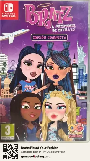 Bratz: Flaunt Your Fashion Nintendo Switch, Spain box front