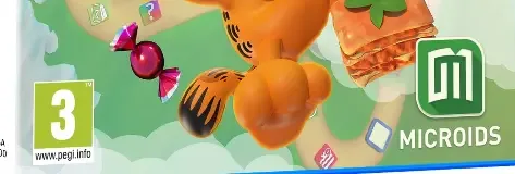 Garfield Lasagna Party, the PEGI square on its front