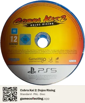 Cobra Kai 2: Dojos Rising PlayStation 5, PAL disc