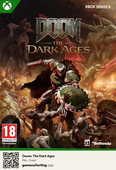 Doom: The Dark Ages Xbox Series X, PAL box front