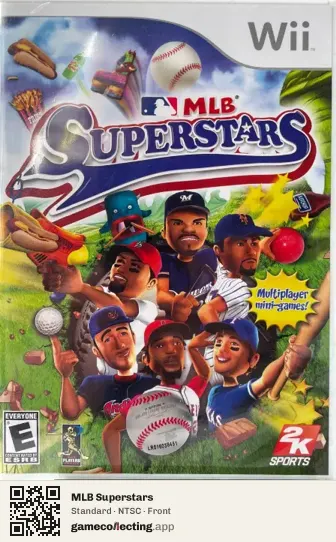 MLB Superstars Nintendo Wii, NTSC box front