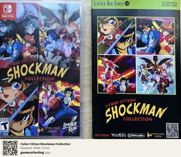 Cyber Citizen Shockman Collection Nintendo Switch, NTSC box front