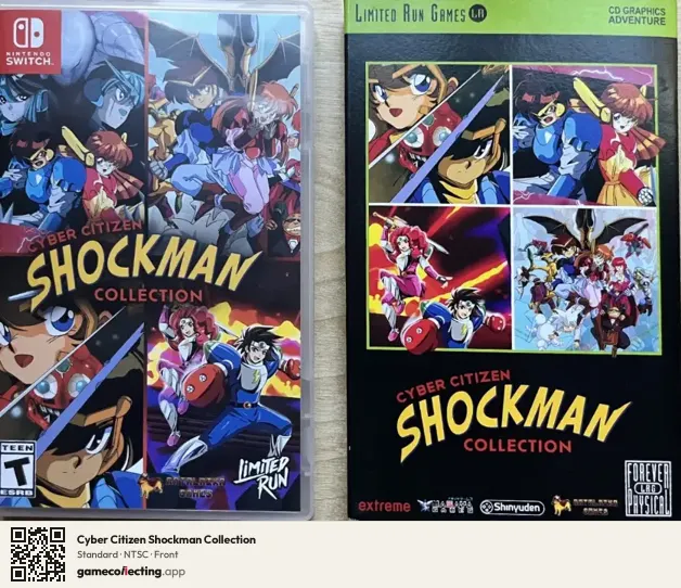 Cyber Citizen Shockman Collection Nintendo Switch, NTSC box front