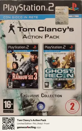 Tom Clancy's Action Pack PlayStation 2, Italy box front