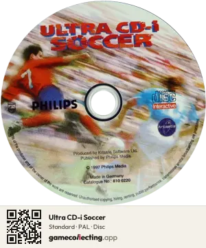 Ultra CD-i Soccer Philips CD-i, PAL disc