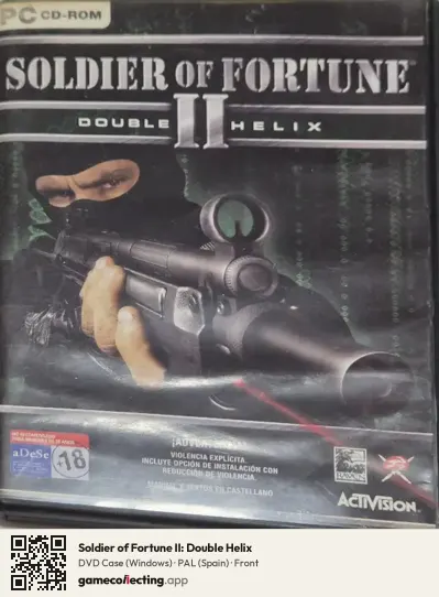 Soldier of Fortune II: Double Helix Computer, Spain box front