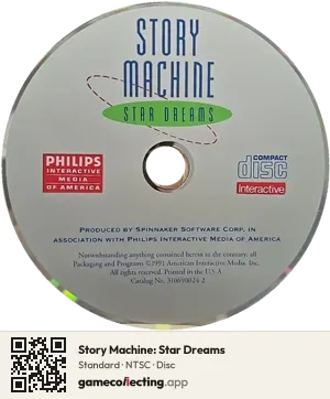 Story Machine: Star Dreams Philips CD-i, NTSC disc