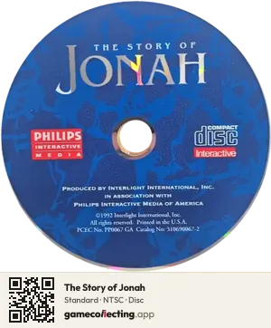 The Story of Jonah Philips CD-i, NTSC disc