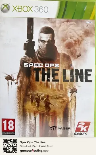 Spec Ops: The Line Xbox 360, Spain box front
