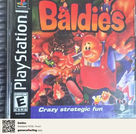 Baldies PlayStation, NTSC box front