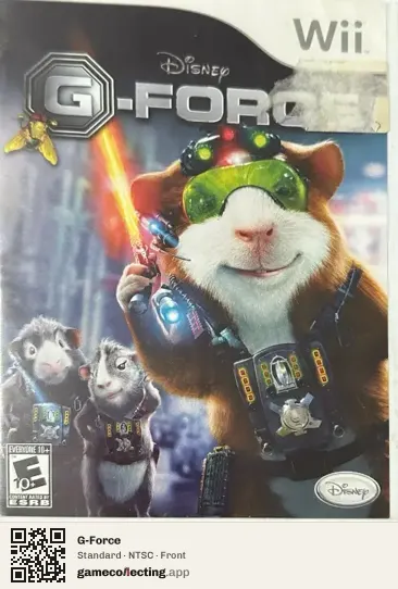 G-Force Nintendo Wii, NTSC box front