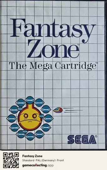 Fantasy Zone Sega Master System, Germany box front