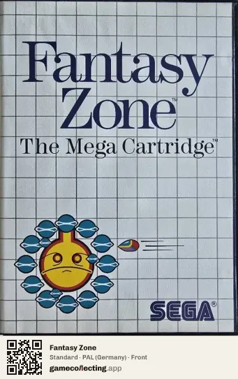 Fantasy Zone Sega Master System, Germany box front