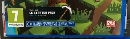 Minecraft, the PEGI square on its front