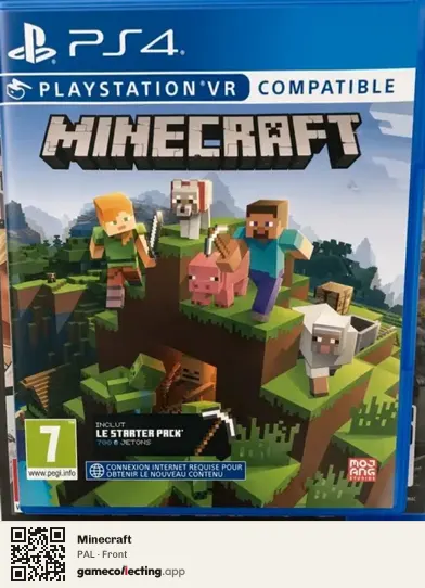 Minecraft PlayStation 4, PAL box front