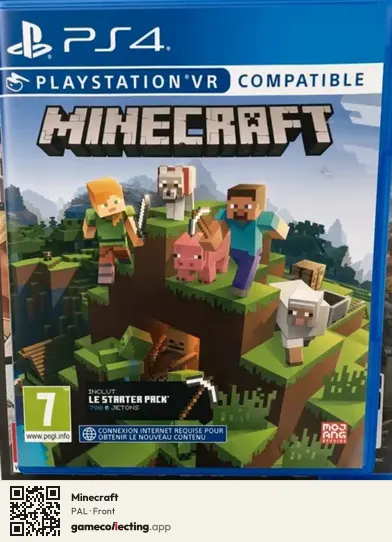 Minecraft PlayStation 4, PAL box front
