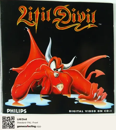 Litil Divil Philips CD-i, PAL box front