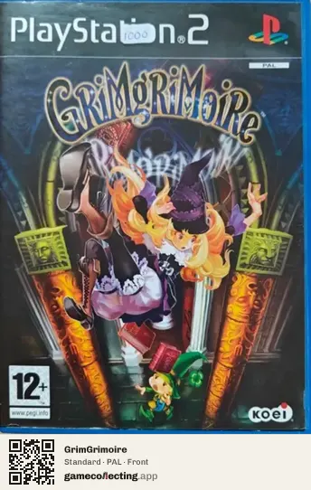 GrimGrimoire PlayStation 2, PAL box front