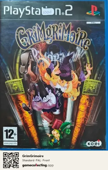 GrimGrimoire PlayStation 2, PAL box front