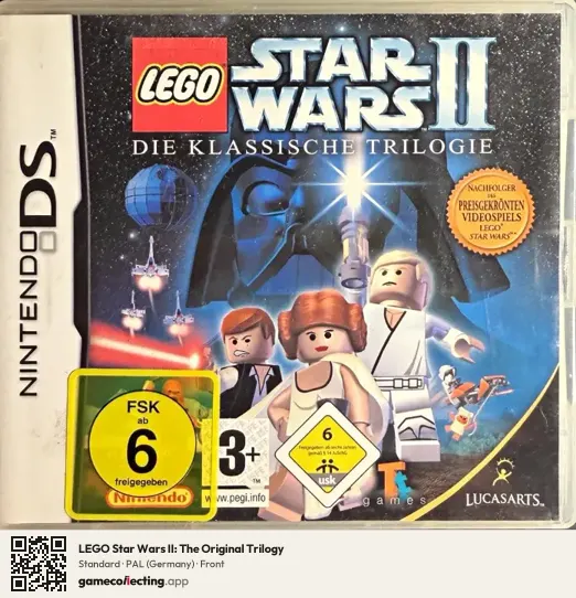LEGO Star Wars II: The Original Trilogy Nintendo DS, Germany box front