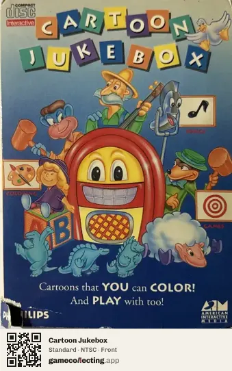 Cartoon Jukebox Philips CD-i, NTSC box front