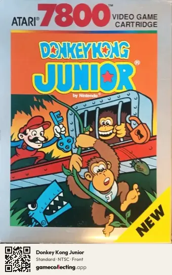Donkey Kong Junior Atari 7800, NTSC box front