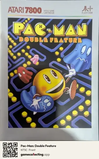 Pac-Man: Double Feature Atari 7800, NTSC box front
