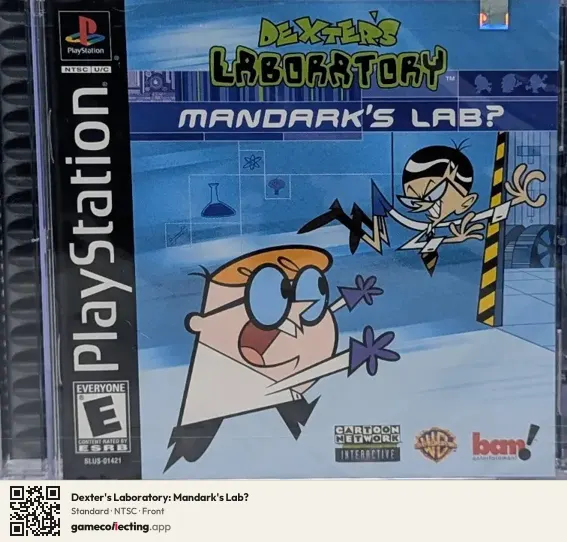 Dexter's Laboratory: Mandark's Lab? PlayStation, NTSC box front