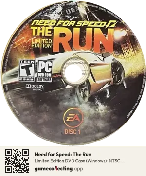 Need for Speed: The Run Computer, NTSC disc