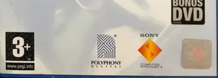 Gran Turismo 4: Prologue, the PEGI square on its front