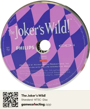 The Joker's Wild! Philips CD-i, NTSC disc