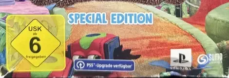 Sackboy: A Big Adventure, the USK square on its front